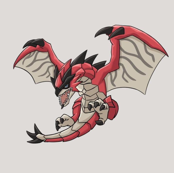 First attempt to draw in the pokemon style, I want some pointers