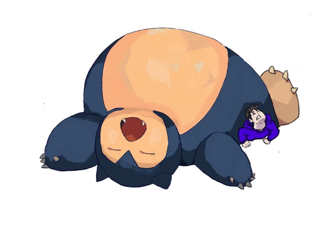 A commission for a friend Big fan of Snorlax