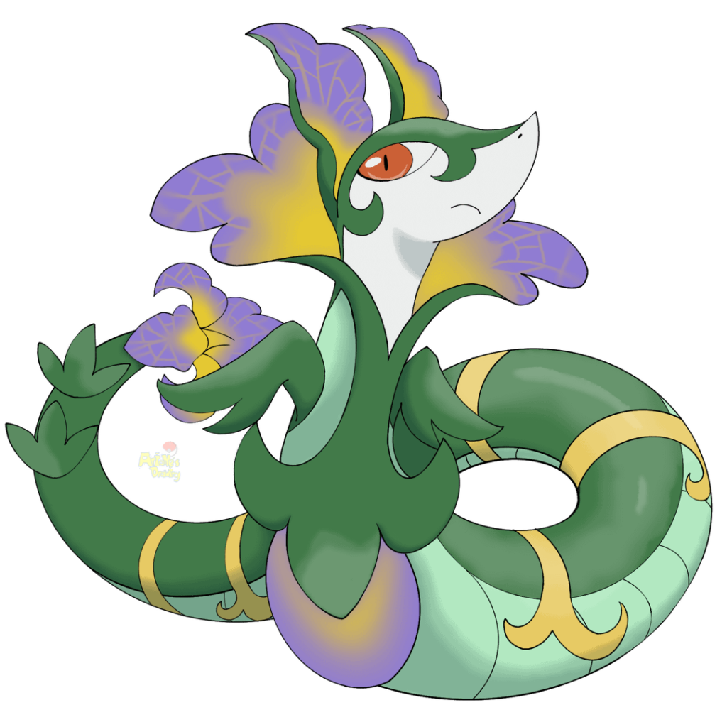 Mega Serperior and Mega Empoleon