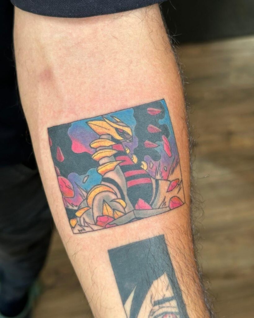 Giratina by Adam at FineLineWilly in Sound Beach, Long Island