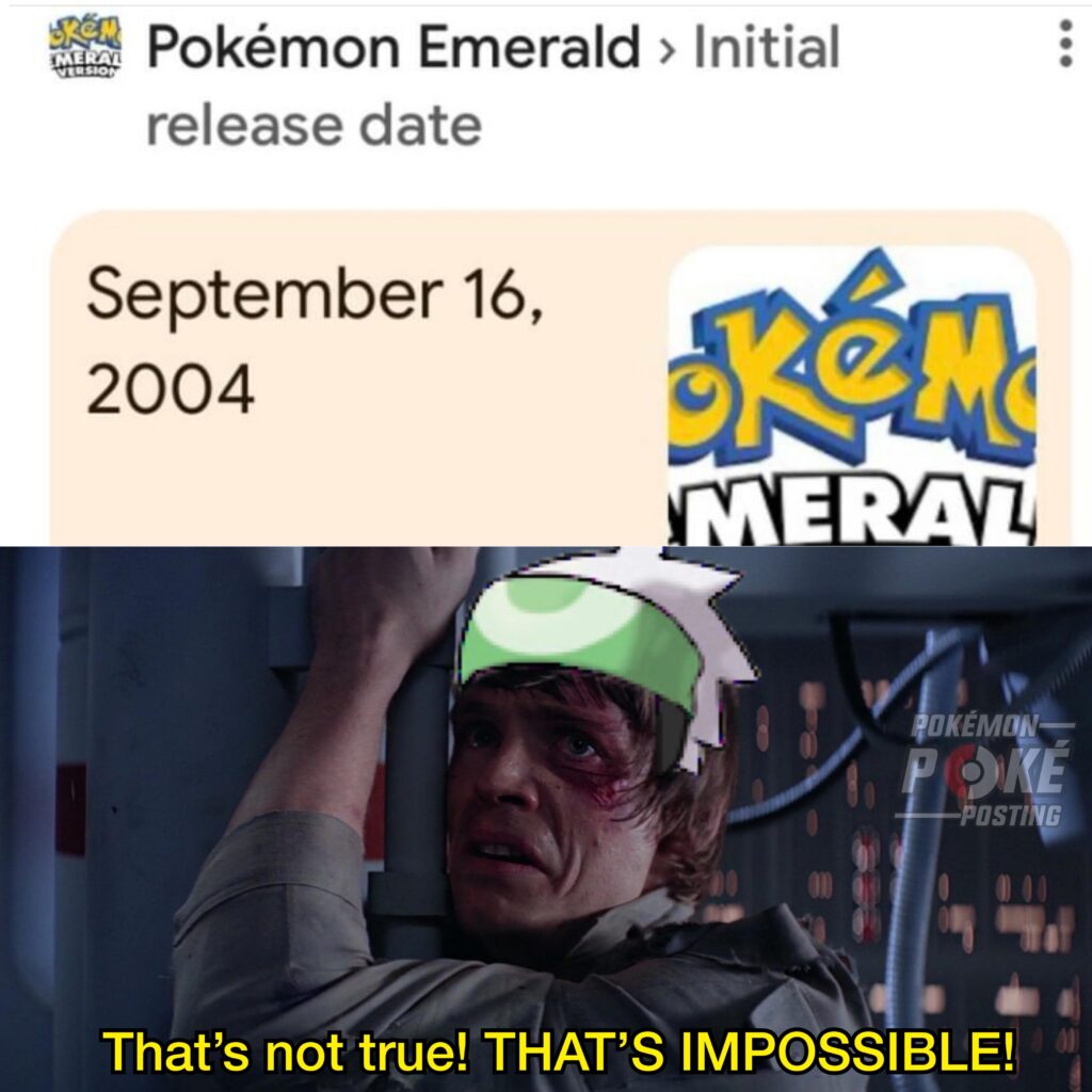 The passage of time is a cruel mistress. (OC)