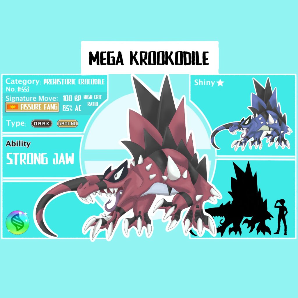 Mega Krookodile concept [OC]