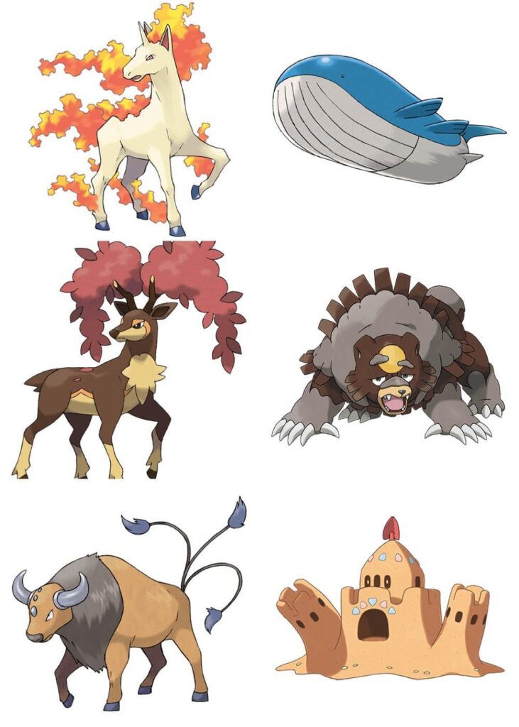 Can you guess the band based on this Pokémon team inspired by them, as well as what each team member represent?