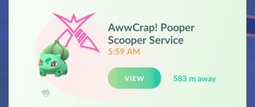 Don’t mind me just gonna get this Pokémon at the …