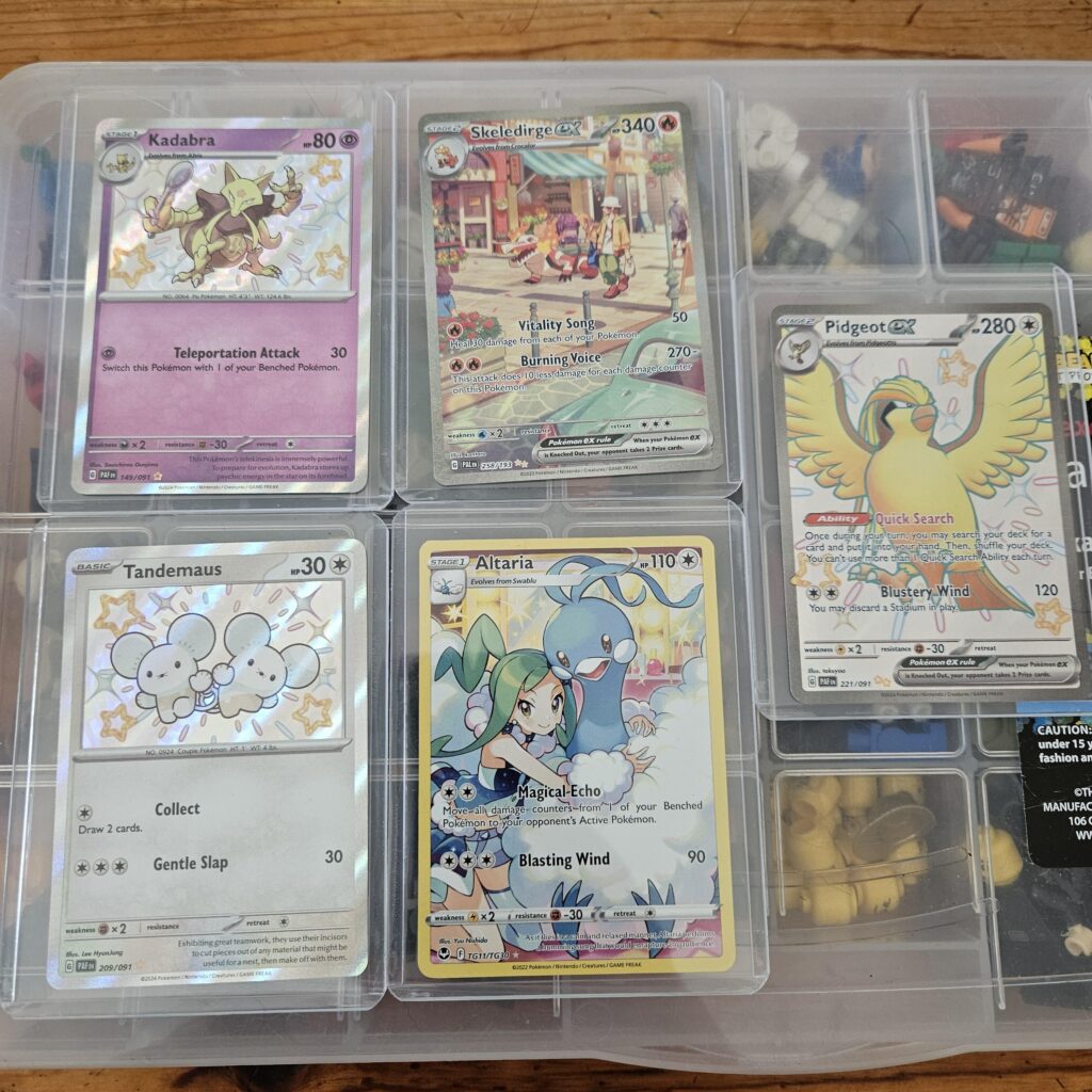 Just got into collecting, haven't opened Pokemon cards since late 90s early 2000s. Not amazing pulls but I love the art and experience
