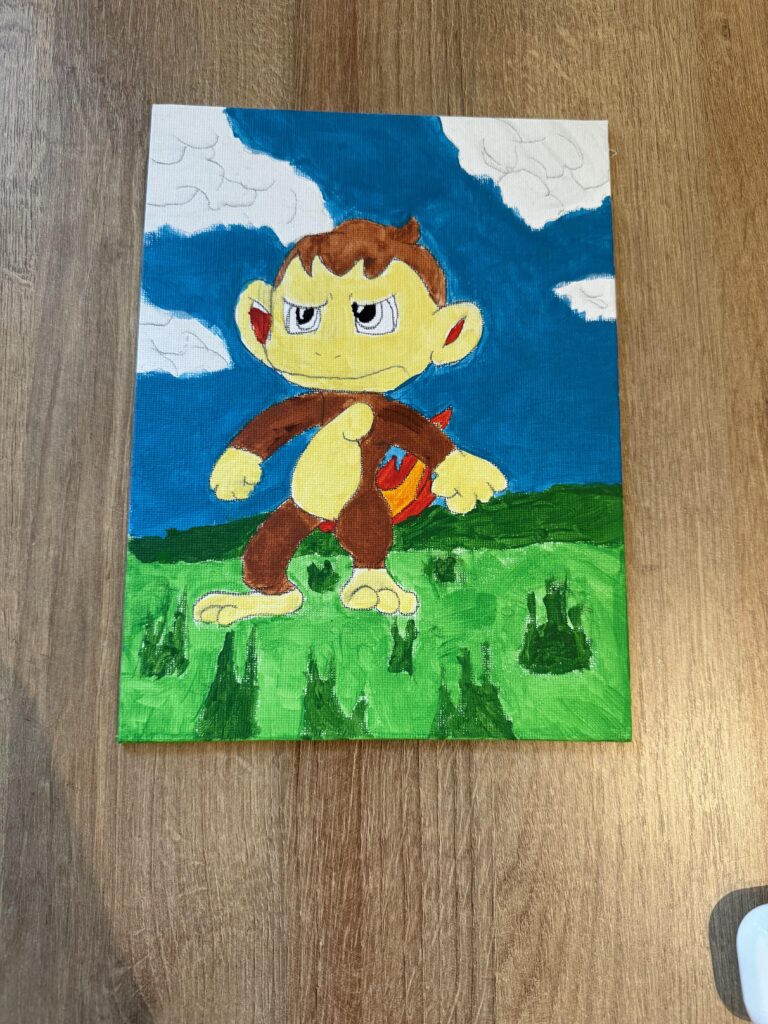 Pokémon painting