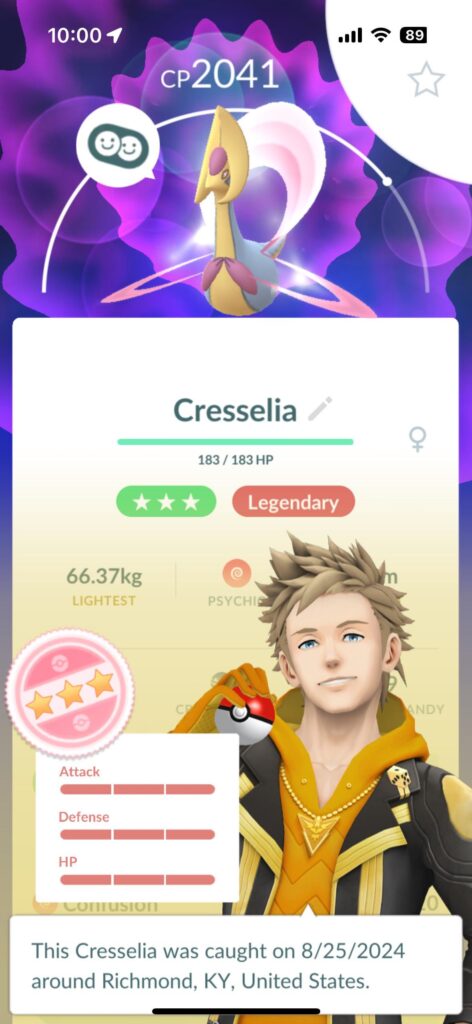 Never post here, but I caught my first hundo!