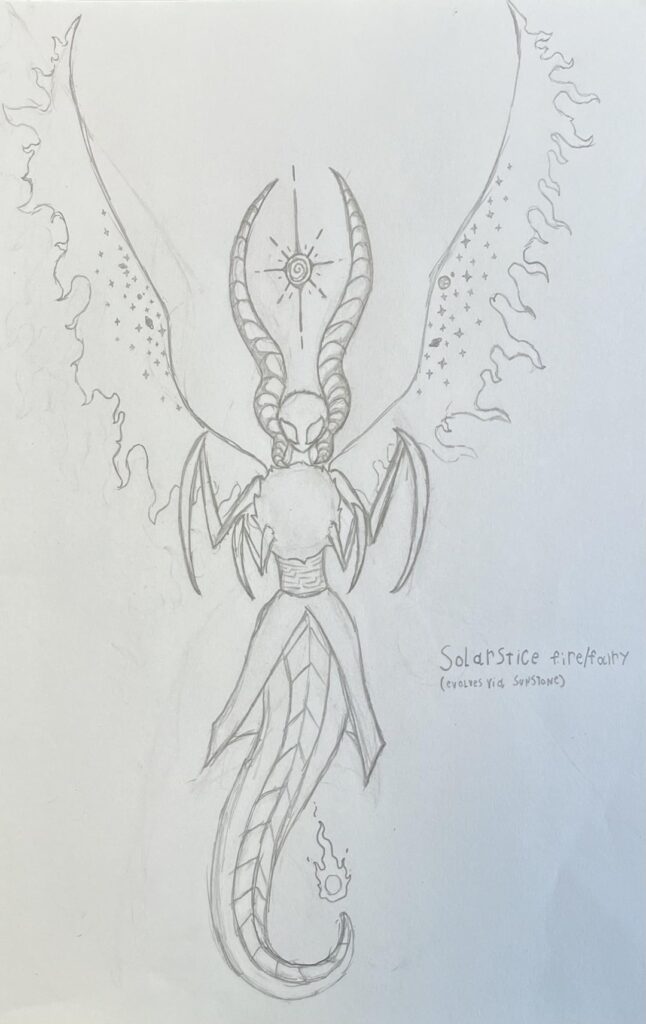 Solarstice, a volcarona evolution