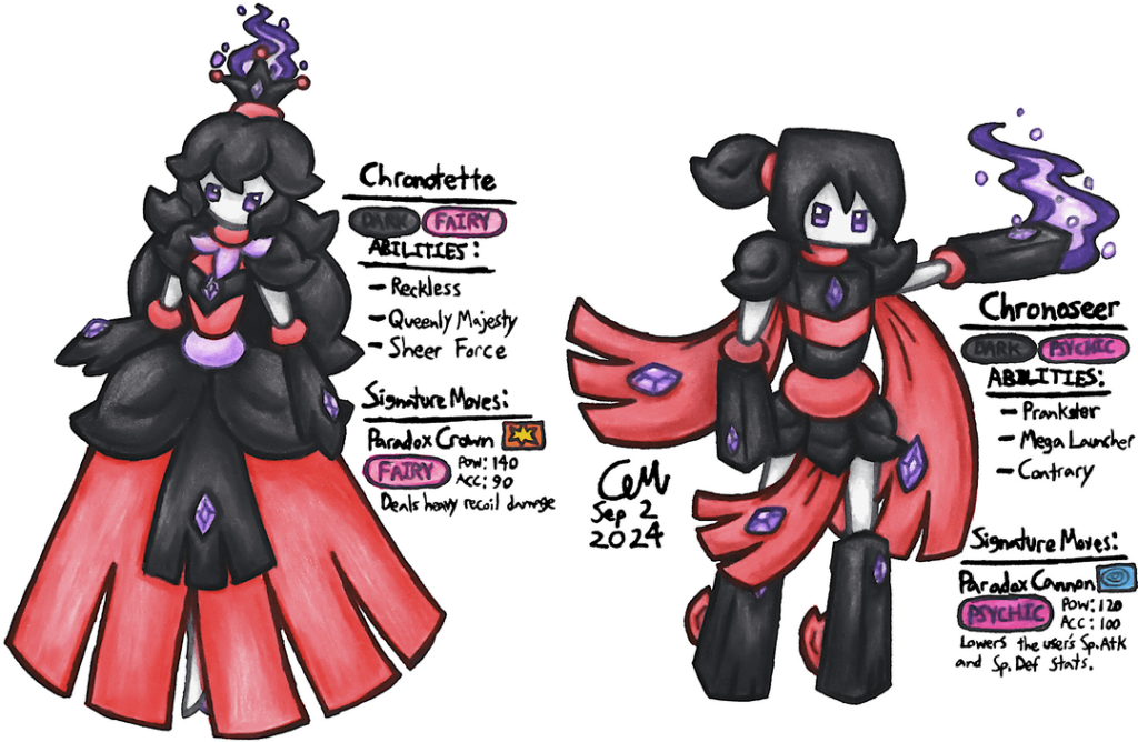 My OCs but as Pokemon (Part 2)
