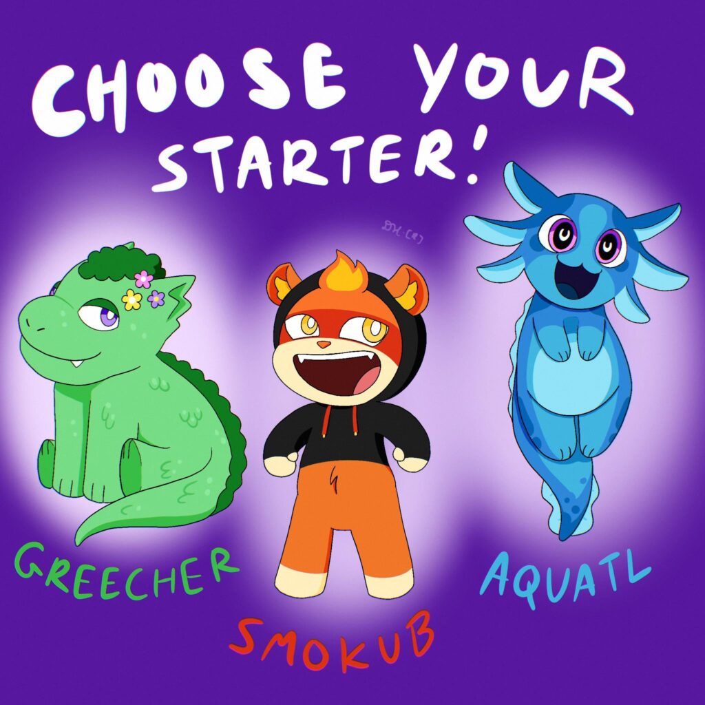 The starters for my region, yet to be named!