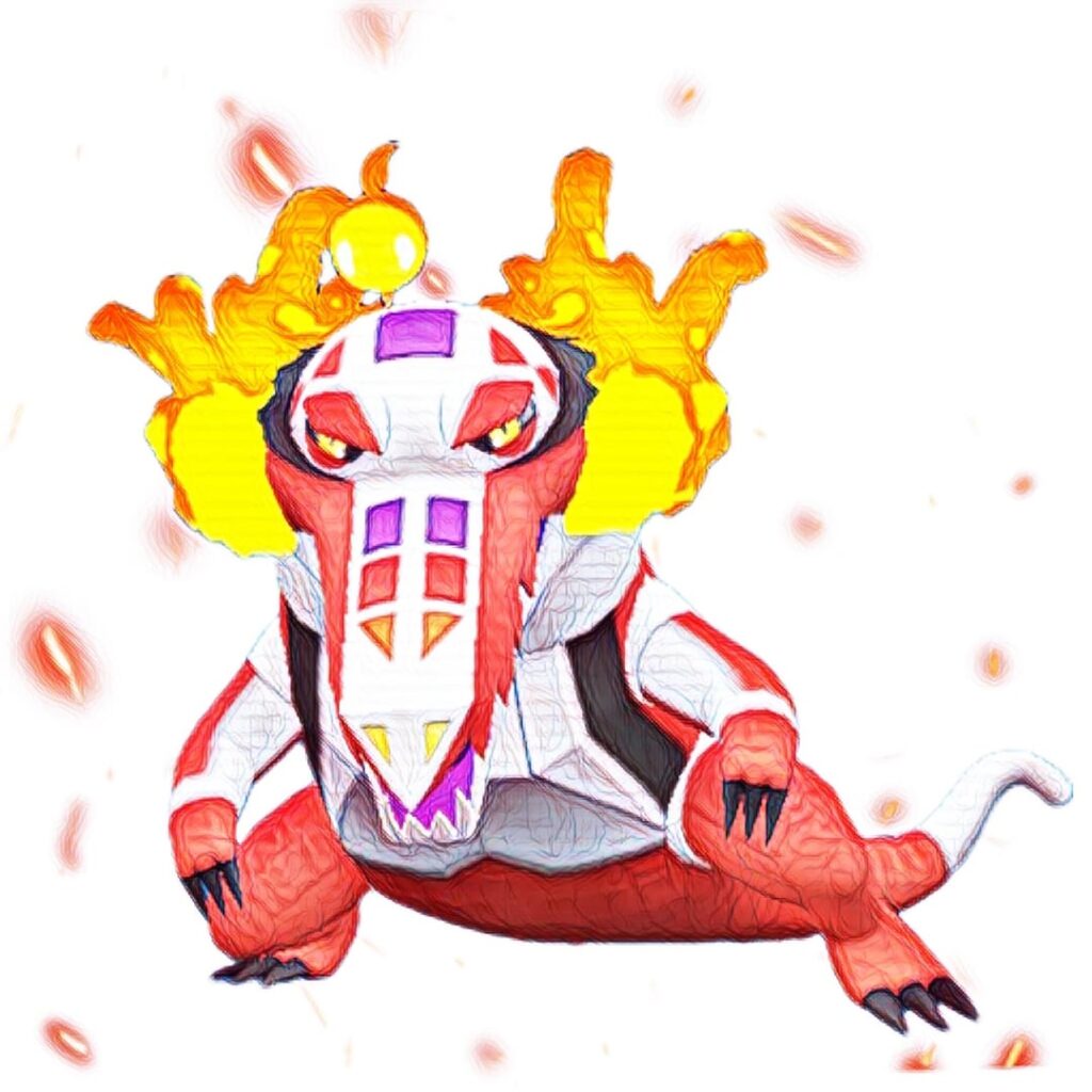 (OC) Where does Skeledirge rank to you as a fire starter? A banger or a bomb? 🔥🐊💀