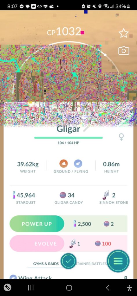 Creepy glitch when I watched egg