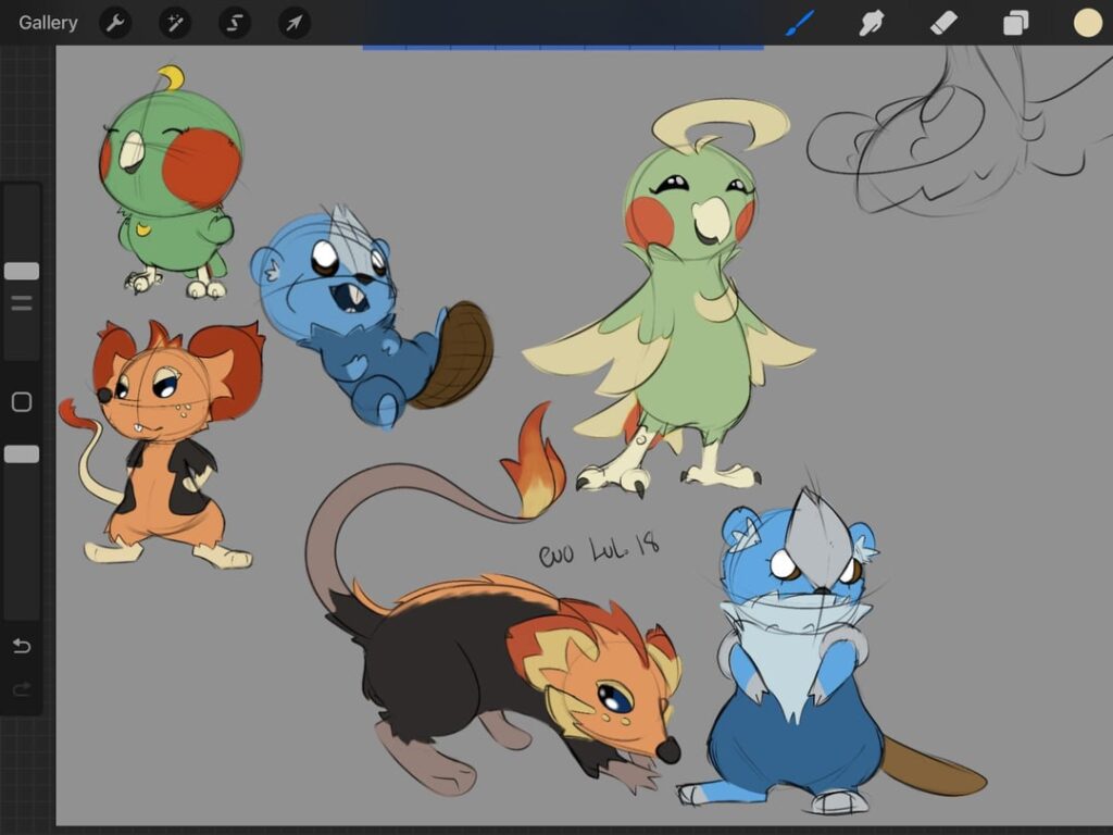 Starters for my new region!