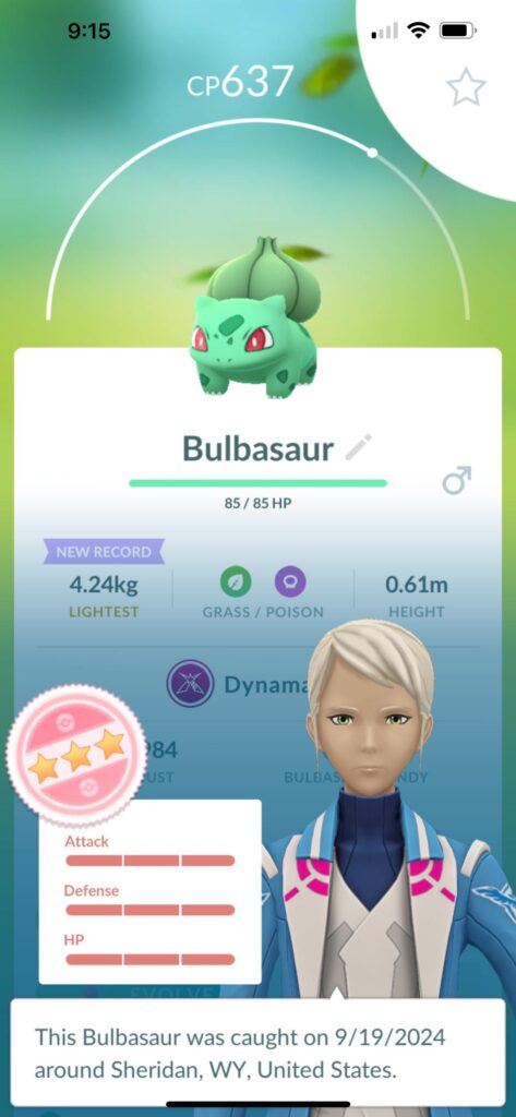 100 DYNA BULBASAUR