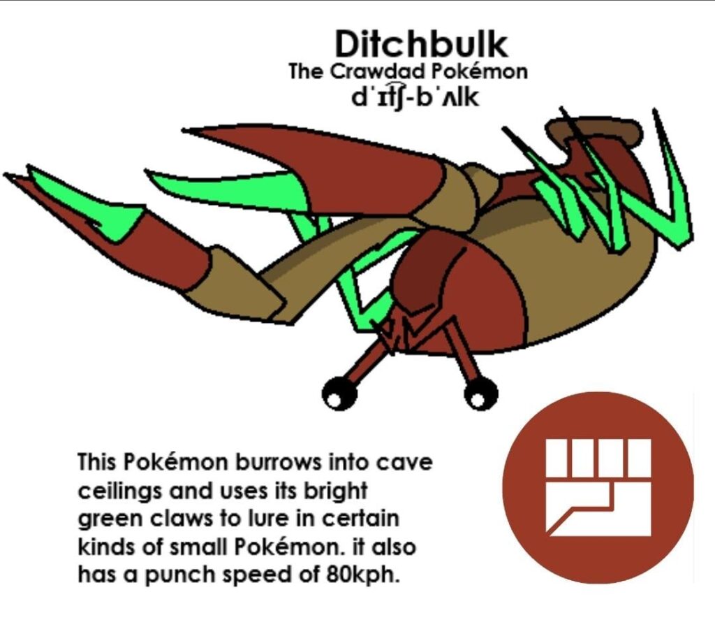 A Rock/Psychic type starter line I made based on pseudo crabs (and a crawdad, don't worry about it). +Shinies