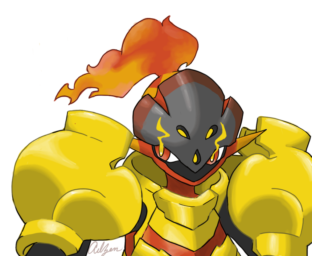 I tried drawing Armarouge