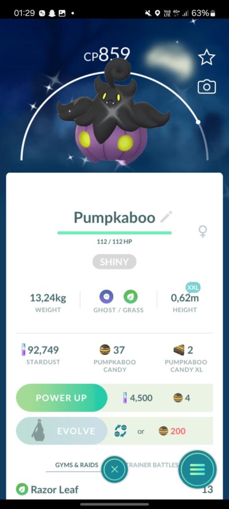 Got my first shiny