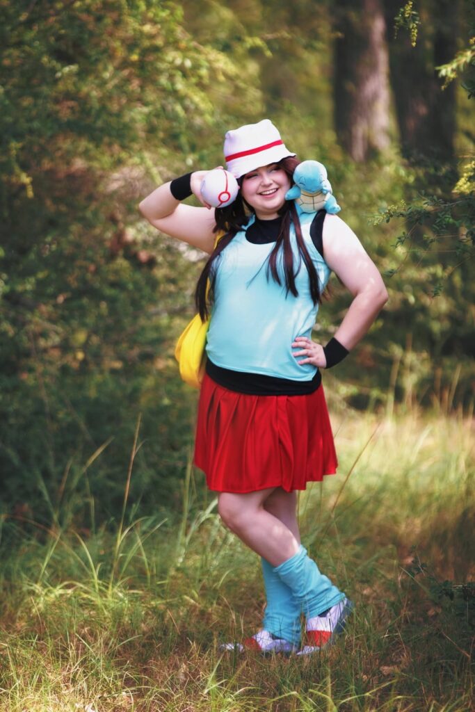 I cosplayed Leaf/Green💚🩵❤️