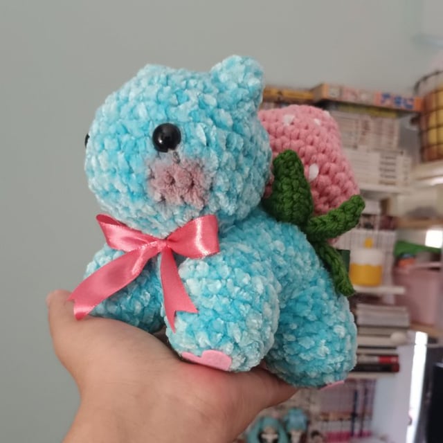 Strawberry Bulbasur I just made!