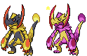Haxamo-o (Haxorus x Hakamo-o). These two Dragons have no right to go THIS smoothly together.