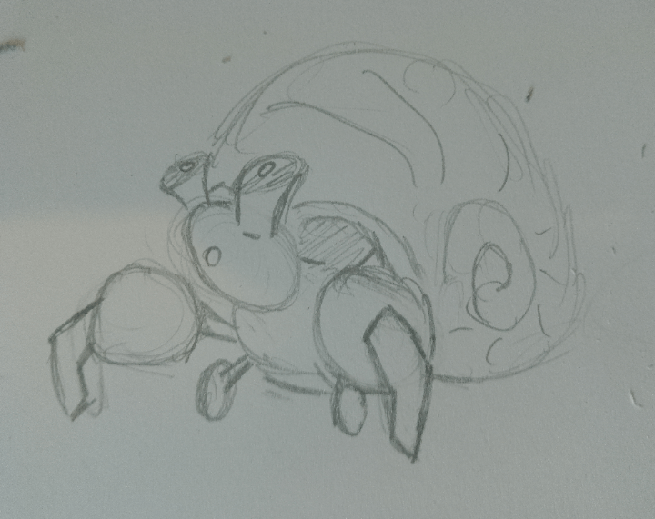 this might be my most Pokémon like Fakemon: Perdigian Dwebble