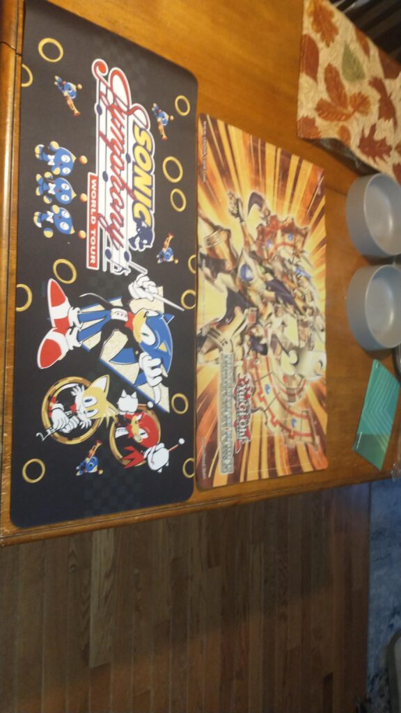 Can i use a mousepad thats a bit bigger then normal as a playmat