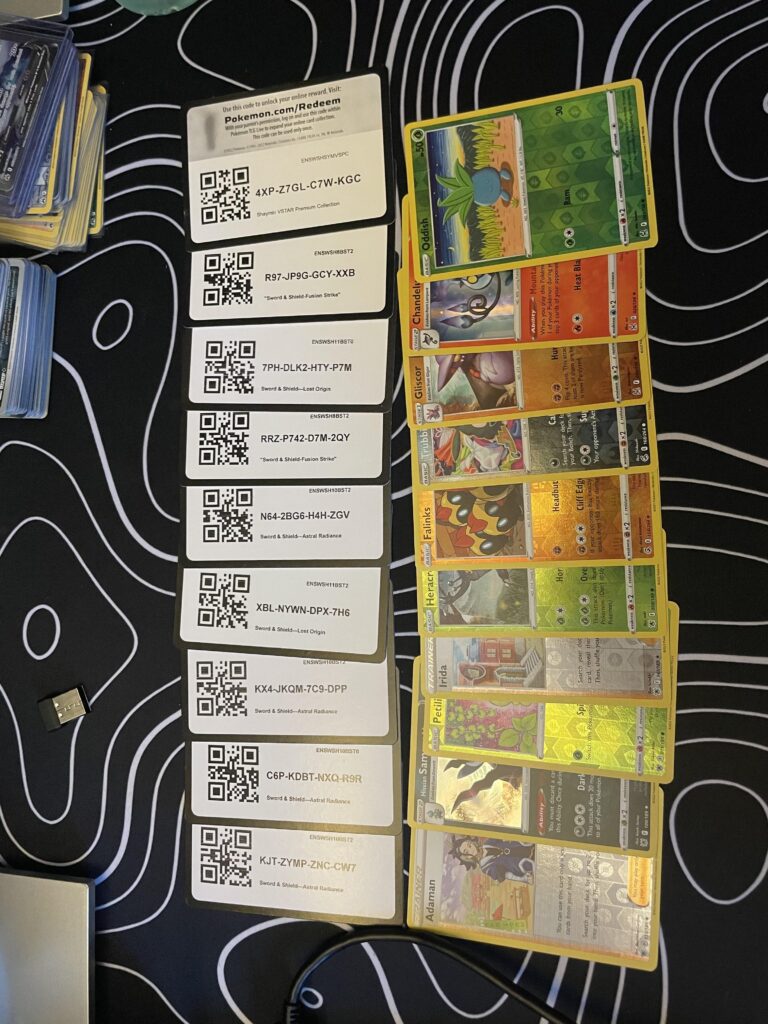 Hits from a shaymin Vstar bundle 🫠