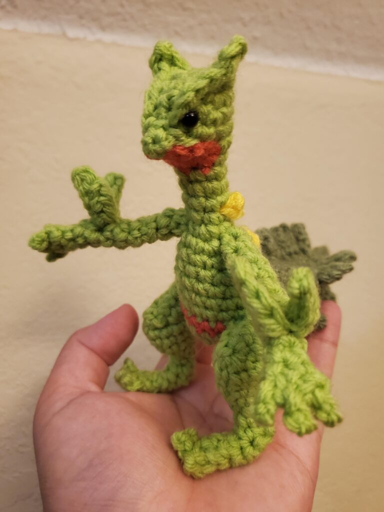 (oc) I crocheted a Sceptile
