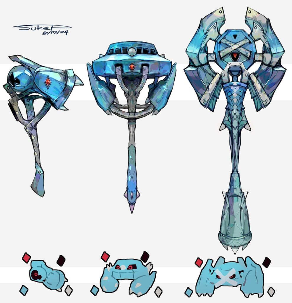 Here are some Pokémon inspired weapon designs! (Part11)