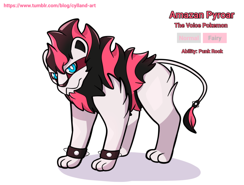 Amazan Pyroar, The Voice Pokemon