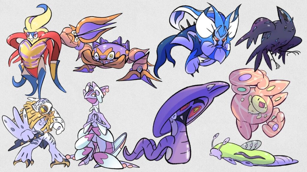 Drawing your regional variants/convergent fakemon. Part 3. I might create an insta account for these to live in as this list grows and grows.