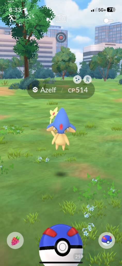 Omfg?? What are the chances of this shiny azelf spawning?