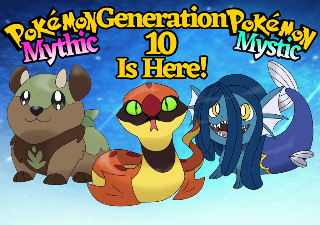 Here are the starters for my fanmade gen 10 region! (OC)