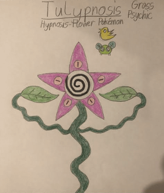 Here's my 7th Fakemon, Tulypnosis!