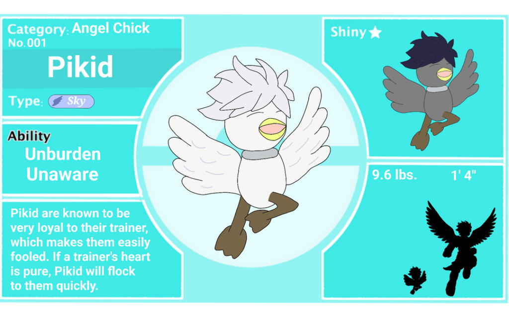 I've Started a Kid Icarus Uprising region. (Starters and Types)