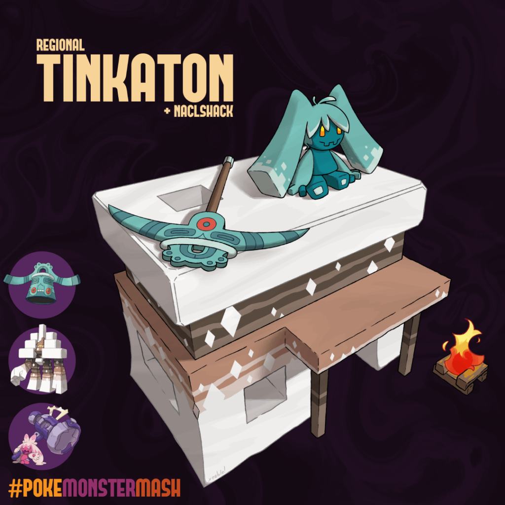 Made a regional Tinkaton for my Pokefusion challenge!