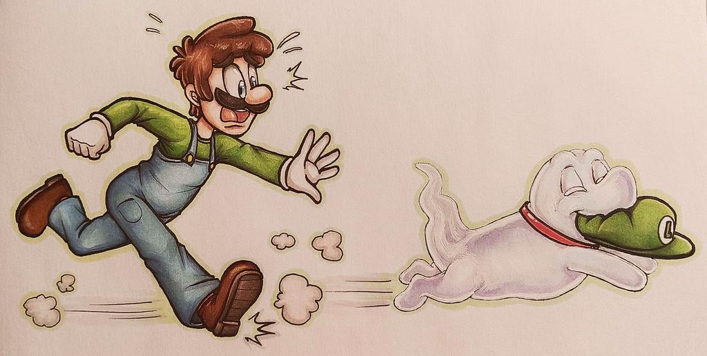 [OC] Luigi And Polterpup
