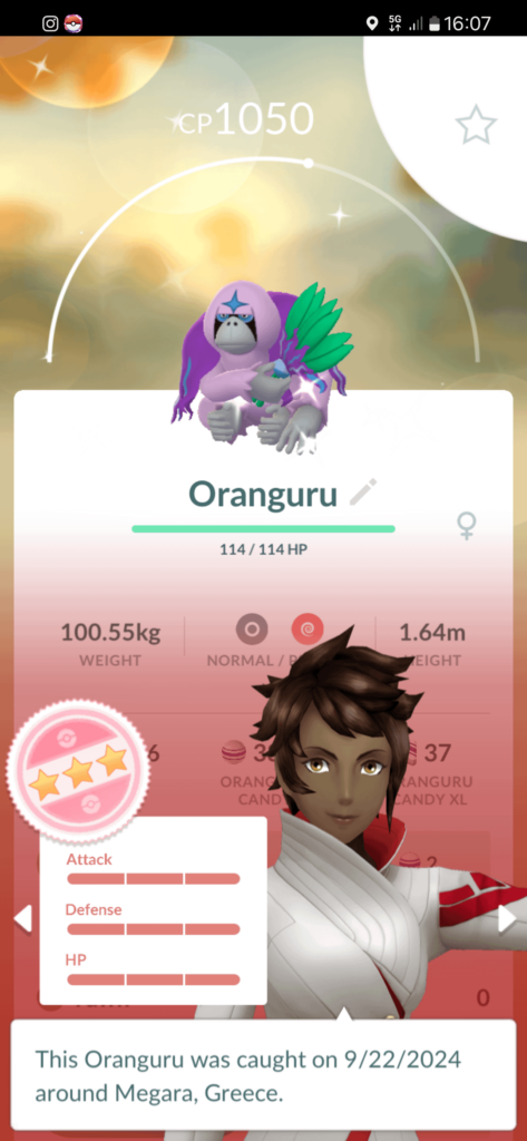 Today I went out for 25minutes walk not even paying attention to the Mooonkey event