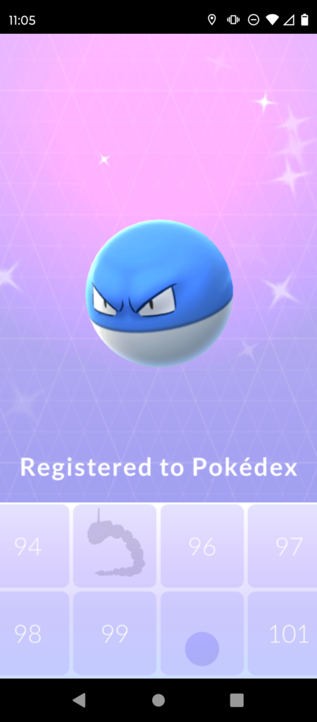 Just caught my first shiny in Go