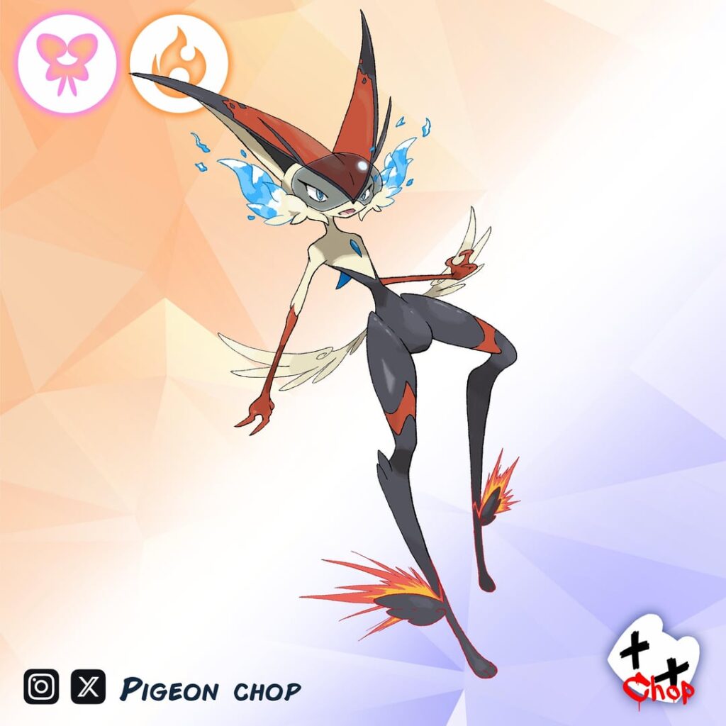 Inviriam the triumph Pokémon (Victini evo)