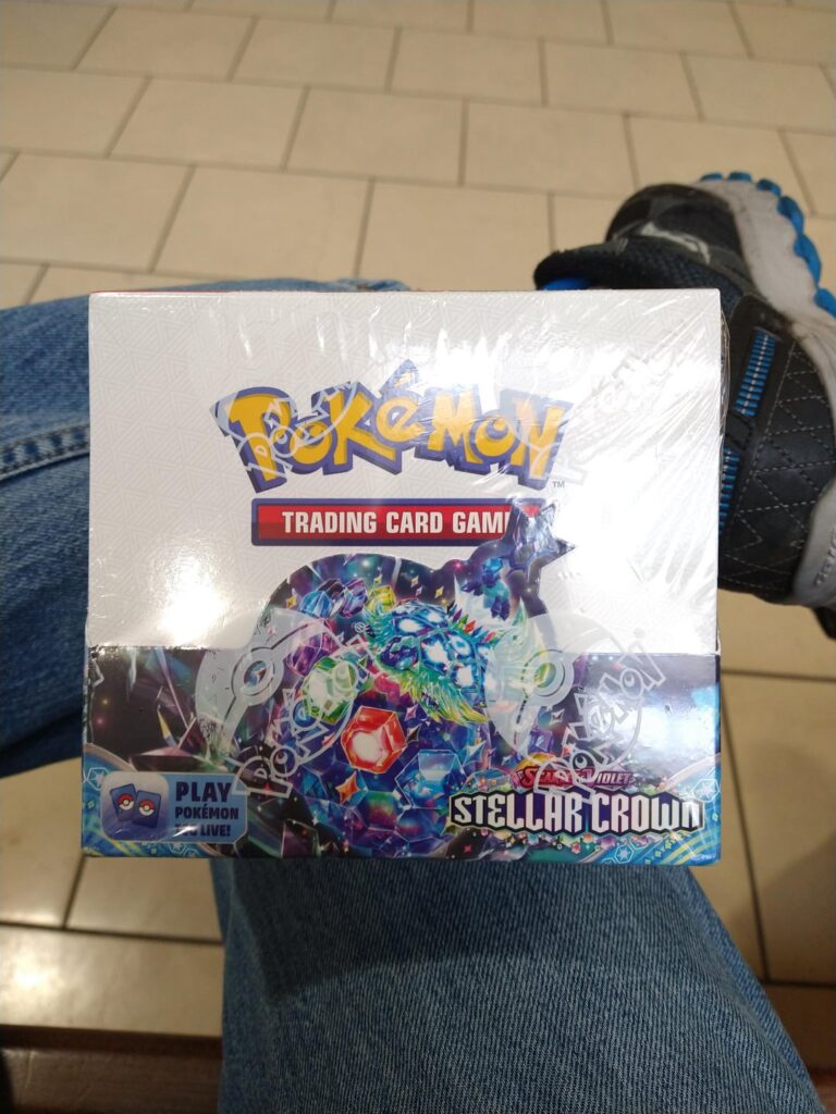 My first-ever Pokémon Booster Box opening.🎉🎊🥳✨❤️✨