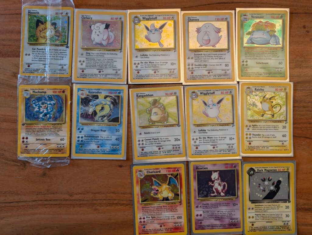 I found these Pokemon Cards