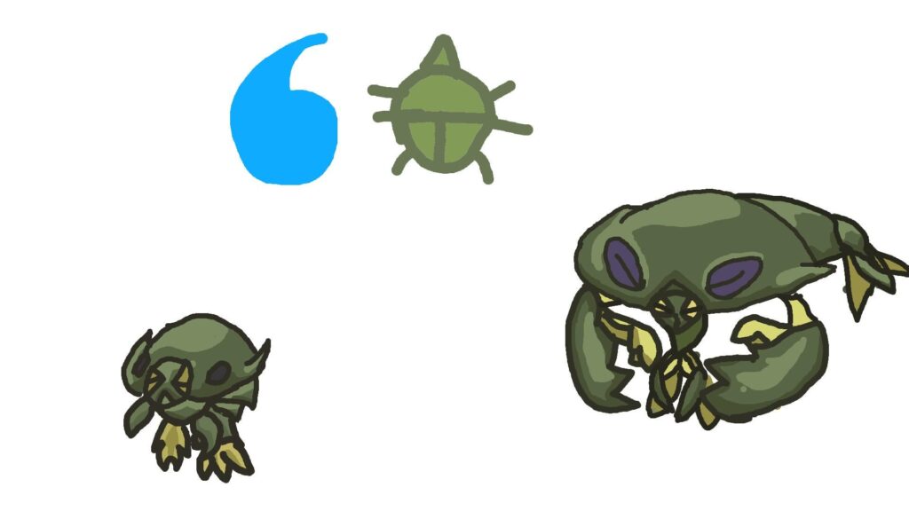 I'm really bad at drawing route 1 mammals so take that fossil first