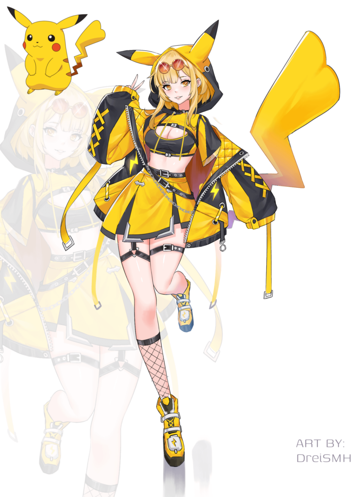 Pikachu in techwear