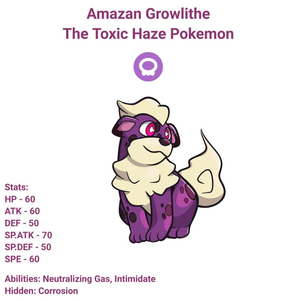 Amazan Growlithe and Arsenine, Poison Doggos!