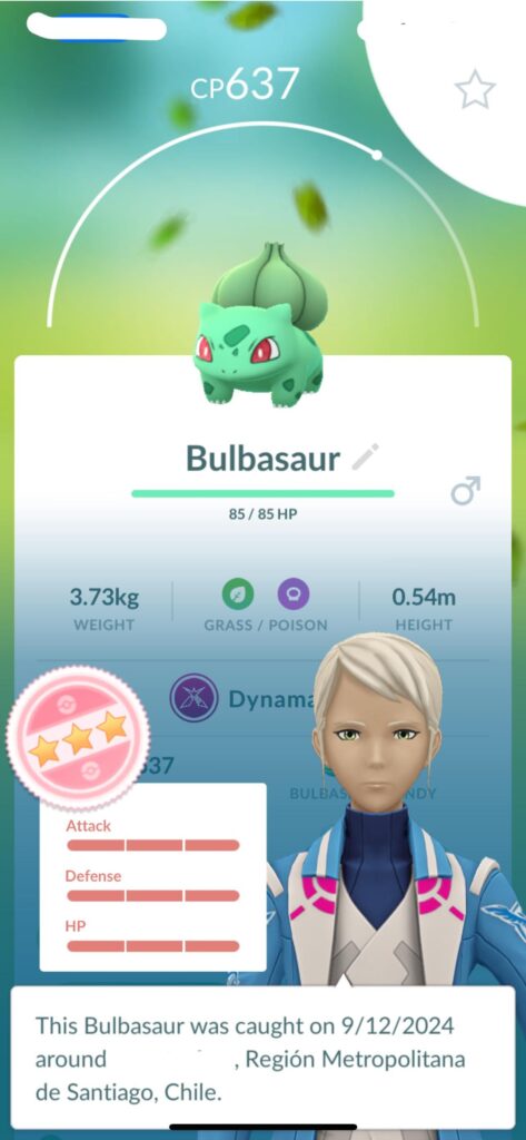 Finally got a perfect starter from Kanto