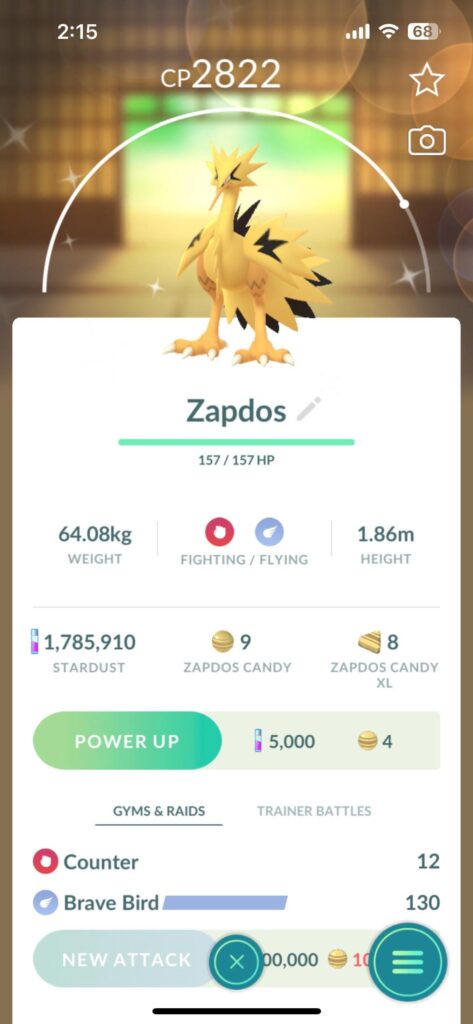 Used my first Masterball today