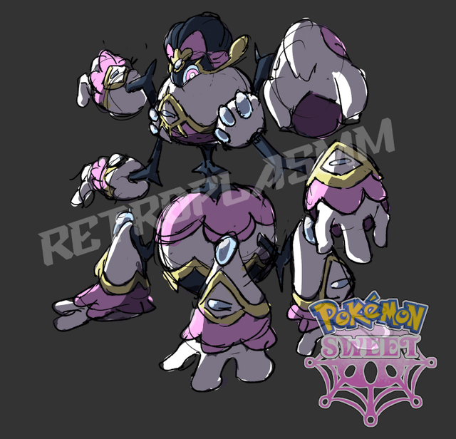 Regintela [Fairy/Ghost], the mascot Legendary of PKMN Sweet