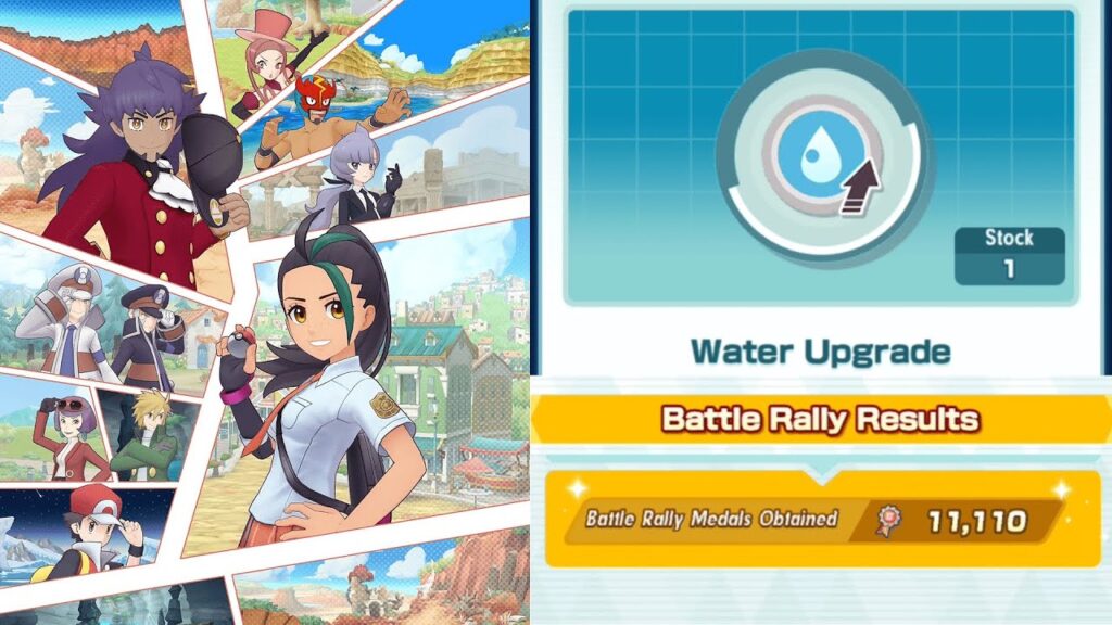 Pokemon Masters EX - Battle Rally Water Upgrade - 11110 pts