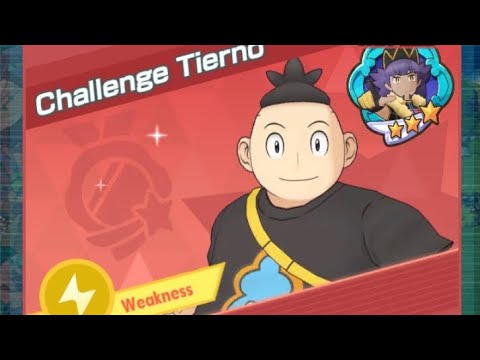 Pokemon Masters Ex: Damage Challenge - Challenge Tierno (Electric Weak 1vs3) - Dealing 1.1M Damage